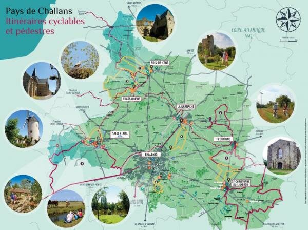 Carte Pays de Challans